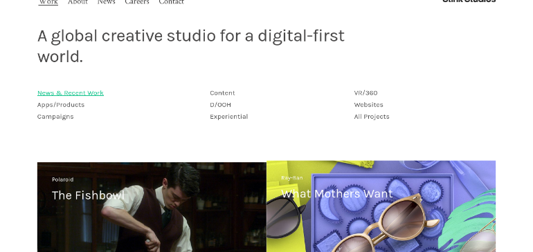 Creative Agency Stink Studios (Stinkdigital)