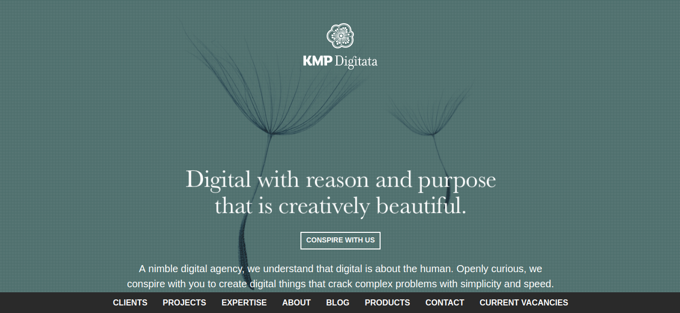 creative agency kmp main page