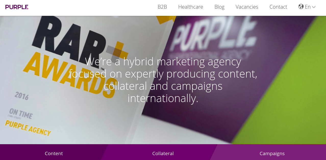 online creative agency purple